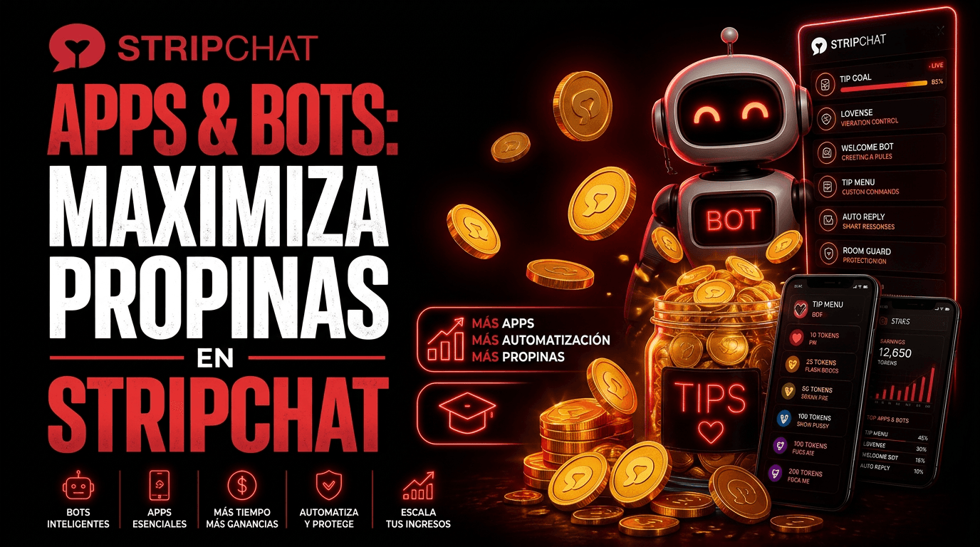Manejo de Apps y Bots para maximizar propinas en Stripchat